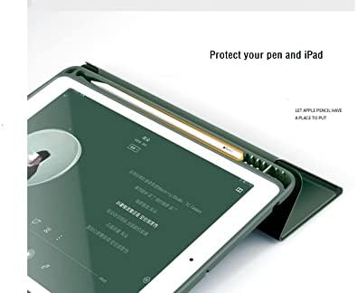 Калъф за iPad Pro 12.9 Case 6th/5th/4th/3rd Поколение, Гъвкава делото от TPU с притежател на Молив за iPad 12.9