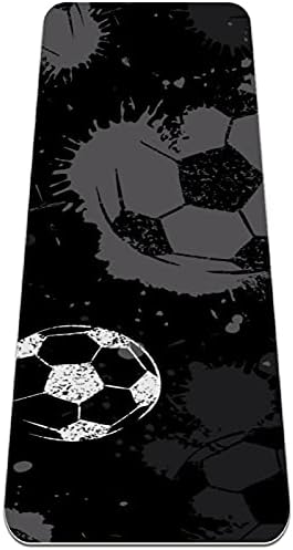 Siebzeh Футболен килимче за йога Премиум-клас, в екологично чист гумена подложка за здраве и фитнес, нескользящий