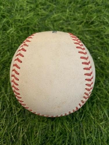 Кристиан Йелич Милуоки Брюэрс Използва бейзболни топки RBI Triple MLB Auth - В играта MLB използвани бейзболни топки
