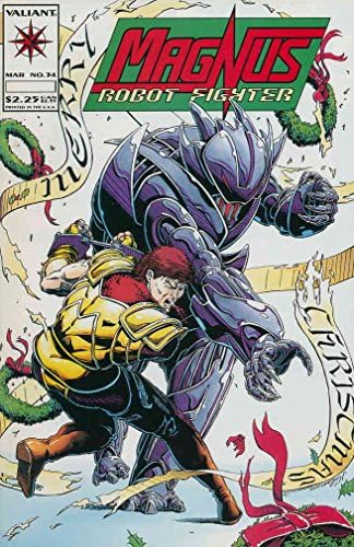 Робот fighter Магнус (Valiant) #34 VF ; Комикс Valiant | Коледна корица