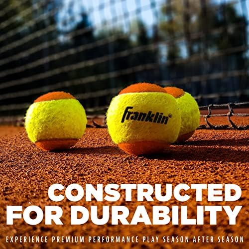 Тенис топки Franklin Sports за начинаещи - топки за Тенис за начинаещи - Тенис топки без налягане - Отлични за тренировки - 3 опаковки тенис топки с нисък отскок - Всички топк?