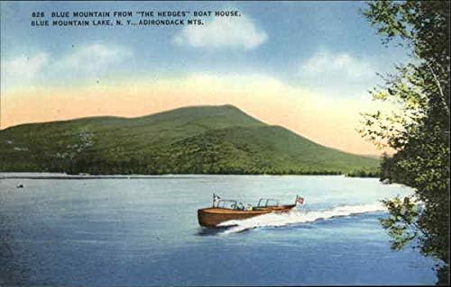 Синята планина от хангар за спортни лодки Hedges Езерото Blue Mountain, Ню Йорк, Ню Йорк Оригиналната антични