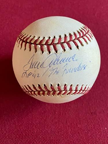 Това Siver, с автограф (JSA) THE FRANCHISE Бейзбол с надпис (Рядкост) - Бейзболни топки с автографи