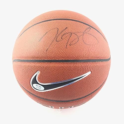 Кевин Дюрант подписа Баскетболен договор PSA/DNA Brooklyn Nets с автограф - Баскетболни топки с автограф