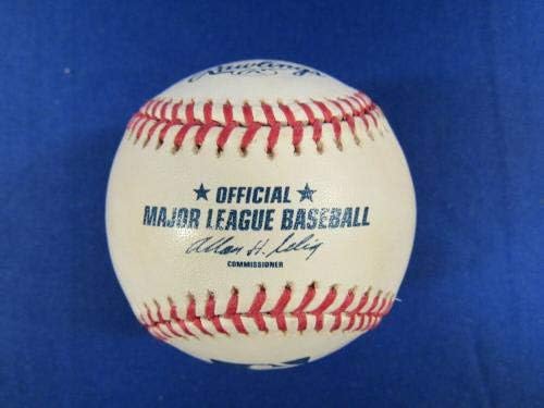 Едуардо Перес Подписа с Автограф Rawlings OML Baseball B91 - Бейзболни Топки с Автографи
