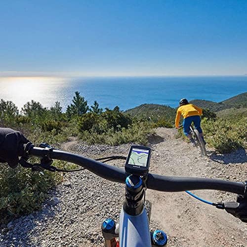 Комплект велокомпьютера Garmin Edge 530 GPS със Защитен силиконов калъф (черен) и защитни екрани, изработени от закалено стъкло с висока разделителна способност (x2) | Велоси