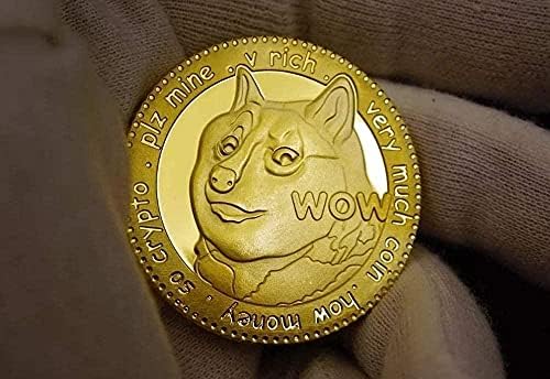 Dogecoin Dogecoin | до Луната | Криптовалюта Виртуална валута | Златна Монета на Повикване Възпоменателна Монета
