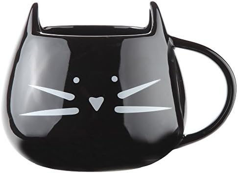 Home-X - Керамични кофейно-чаена чаша за котки, идеален подарък от готварски съдове, прибори за всички любителите