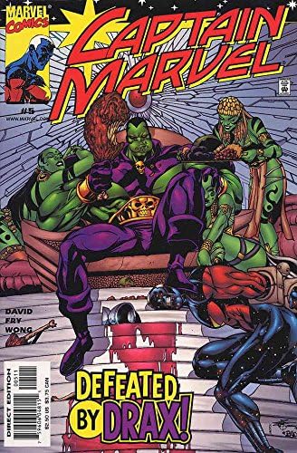 Captain Marvel (5-та серия) 5 VF / NM ; Комиксите на Marvel | Питър Дейвид Дракс - Destroyer