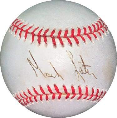 Марк Лейтер подписа RONL Rawlings Официален минорный тон на Националната лийг бейзбол (Джайънтс / Изложения