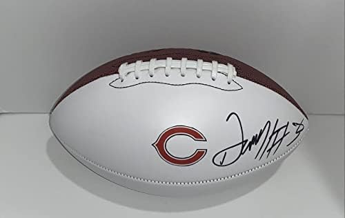 Дарнел Райт Подписа договор с футболен Chicago Bears Proof Jsa Coa - Футболни топки с автографи