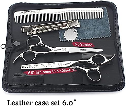 Фризьорски ножици за коса, професионални ножици за подстригване Axemoore/Комплект ножици - 6 инча, специално