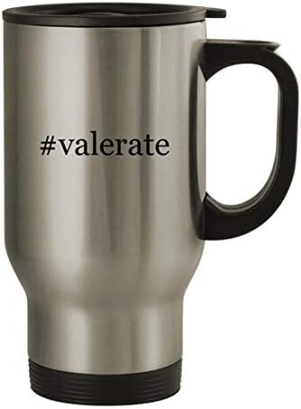 Подарък дрънкулки valerate - Пътна Чаша от Неръждаема Стомана с тегло 14 грама, сребрист