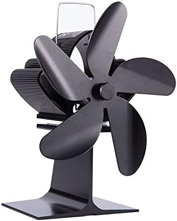 YYYSHOPP 5 Вентилатор за камина с топлинна мощността, Икономия на гориво Безшумен Вентилатор за отопление на