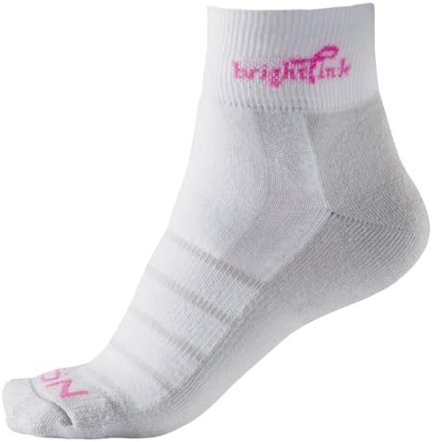 Чорапи за джогинг ZoN до щиколоток (Среден размер, Бял / Сив)