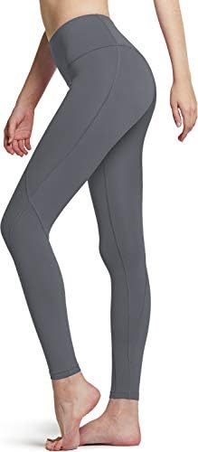 ATHLIO 2 или 3 Комплекта Панталони за йога с висока талия и джобове, Гамаши за тренировки с контрол на корема,