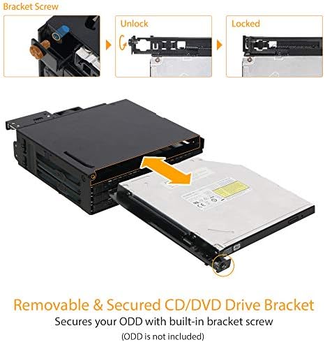 ICY DOCK-СТАНЦИЯ 6x2,5 SAS/SATA SSD/HDD и ултра-тънък Оптично Устройство CD / DVD ROM с Объединительной платка