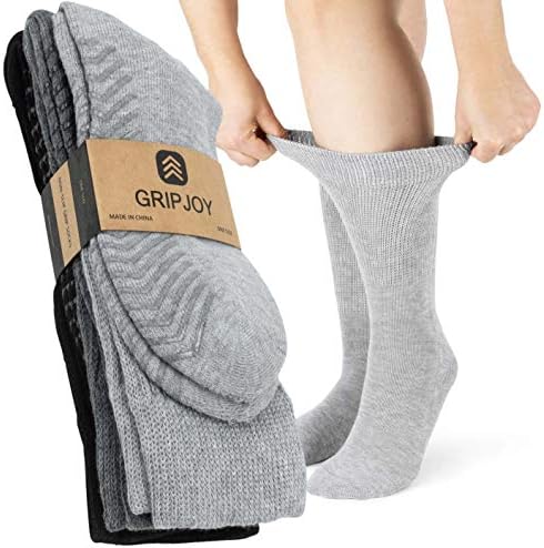 Диабет чорапи за мъже и жени - Болнични чорапи за мъже с дръжки - Нескользящие чорапи мъжки - Чорапи с дръжки