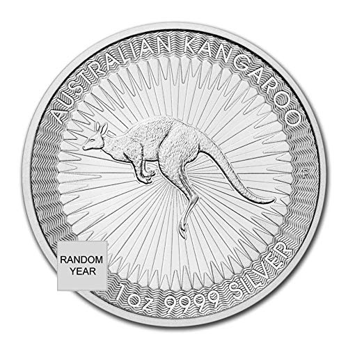 2015 г. - до Момента (Случаен година) на Australian сребърна монета под формата на кенгуру с тегло 1 унция, Лъскава, без да се прибягва, със сертификат за автентичността на $1 н