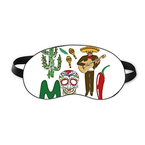 Национален символ на Мексико Цифрен Модел Sleep Eye Shield Мека Нощна Превръзка На очите Козирка