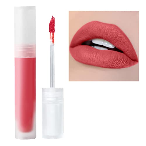 Червило Velvet Lipstick Мързел Lipstick Устойчив блясък за устни с високо съдържание на пигмент, Водоустойчив