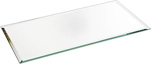 Правоъгълно огледало със скосен стъкло Plymor 3 мм, 4 инча x 8 инча