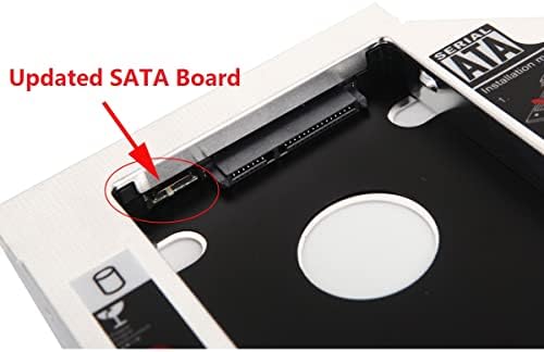 12,7 мм 2-ри Твърд Диск HDD SSD SATA Оптично Отделение Caddy Рамка Тава Скоба за Acer Aspire 6530G 7735 7750