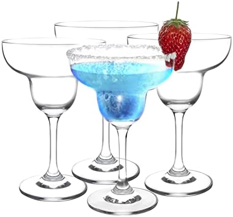 Коктейлни чаши JEKOSEN Crystal Margarita 9 Грама, комплект от 4 висококачествени прозрачни чаши за партита,