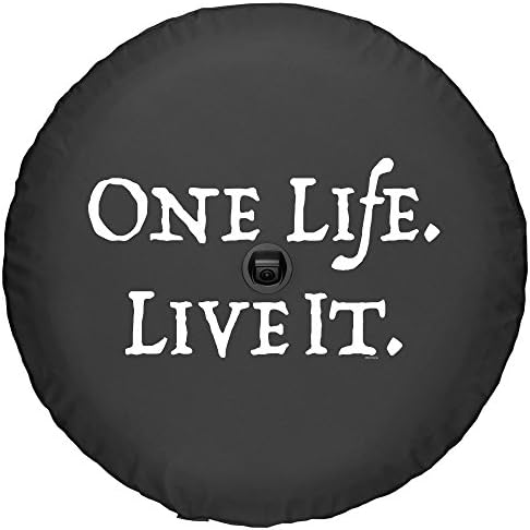 Boomerang - One Life, Live It - 32-инчов Мек калъф за гуми JL за Jeep Wrangler JL (с камера за задно виждане)