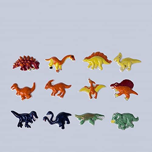WellieSTR 1 Комплект форми за динозаврите, Керамична форма, форма за diy, Мультяшная форма с гърбица - Stlye A - 4 - (Размер, форма: 14x11,7x4,5 cm / крайния Размер на куклата: 8x4,5 см)