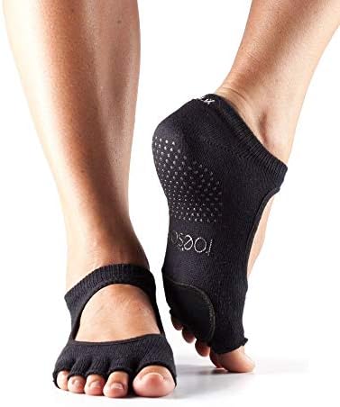 Дамски чорапи toesox с наполовина затворени пръсти за практикуване на Йога, Пилатес, мряна, Танци, Чорапи с