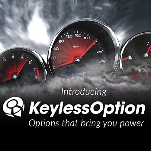 KeylessOption Бесключевой Вход с Дистанционно Управление на Автомобил от Смарт-Ключодържател Замяна за KR55WK48903,