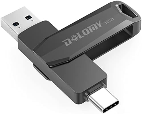 USB флаш устройство C, Съраунд 32 GB USB флаш устройство C, 2 в 1 OTG USB 3.1 Здрав Метален флаш памет Type