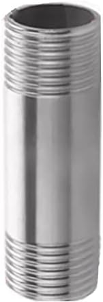 1 бр. тръба с двустранна резба неръждаема стомана 304 3/4, открит диаметр27 mm x дебелина стенки3 мм x длина8
