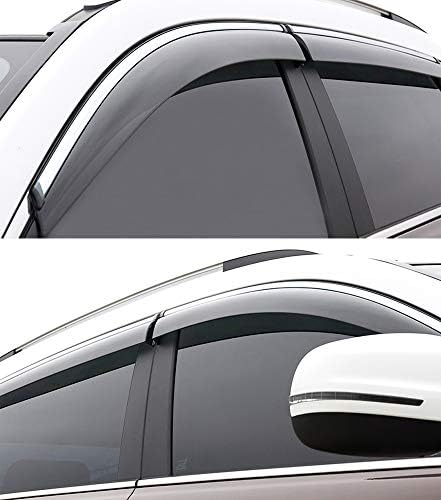SPEEDLONG Авто Прозорец Козирка вентилационна (противовакуумна) канална Козирка Дефлектор и Защита От Слънце/Дъжд е Съвместим с Chevrolet Malibu Седан 2013 2014 2015