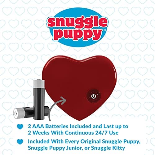 SmartPetLove Snuggle Puppy - Допълнителен топлинен пакет и набор от играчки - Идва с Snuggle Puppy, кръгла рибата