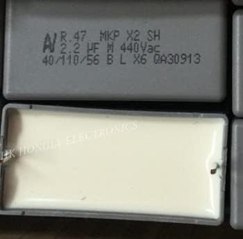 2 ЕЛЕМЕНТА Филмът кондензатор Р. 47 R47 MKP X1 X2 SH 2,2 icf 2U2 M 440VAC 225 P = 37.5 мм - (Цвят: R. 47 MKP X1 2,2 uf L)