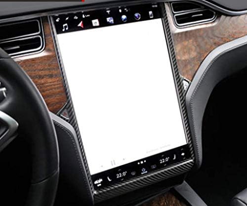Eppar Нов калъф за навигатор от Въглеродни влакна за Tesla Motors Модел S -2019 (1 бр.)