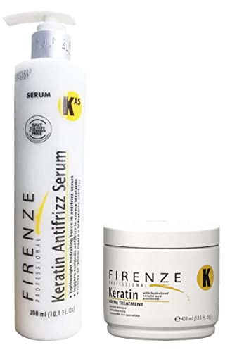 Firenze Professional Keratin Antifrizz Пакет - Незаличими серум Keratin Antifrizz и Кератиновая маска за грижа