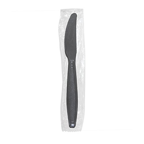 Karat U3521B 7,6 PS, Тежък Еднократна нож в пластмасова опаковка, Черен (опаковка от по 1000 бройки)