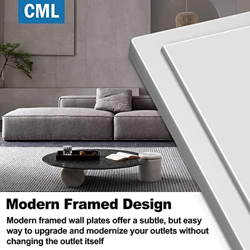 Стенни панела с CML в модерна рамка с един вътрешен Декоратор, Декоративна Капачка на ключа или контакти в 1