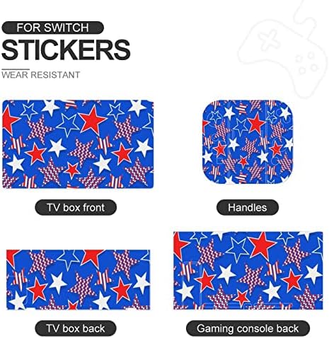 Етикети USA Stars С Пълна Обвивка, Етикет в Предната Панел, Защитни Стикери, Съвместими с Nintendo Switch