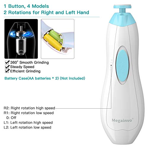 Детски нокторезачки Електрически Детска Машинка за нокти с led подсветка, Сигурна пила за нокти за новородени