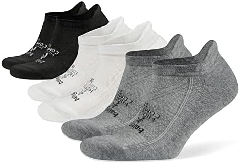 Мъжки и Дамски чорапи за джогинг Balega Hidden Comfort No-show с пяточным по езика (3 двойки, бели, черни и