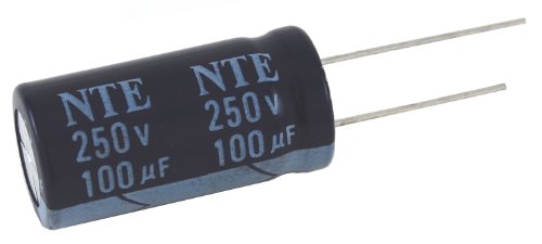 Алуминиеви електролитни кондензатори NTE Electronics VHT2.2M63 серия VHT, Бразда се заключи, Максимална температура