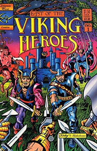 Последният от главните герои-викингите, комикс №1 VF ; Genesis West | Джак Кърби
