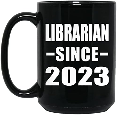 Дизайн за Библиотекар От 2023 г., Чаша Черно Кафе, 15 грама, Керамични Чаена Чаша, Прибори за Напитки с дръжка,