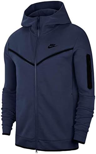 Мъжки hoody Nike Sportswear Tech Fleece с качулка на цип 4XL Midnight Navy / Черен CU4489