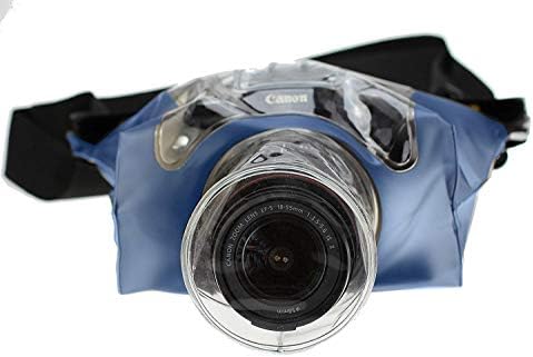Navitech Blue DSLR цифров SLR фотоапарат Водоустойчив Подводен Корпус Калъф/Панел Суха Чанта Съвместима с Nikon