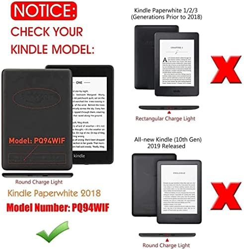 Калъф-поставка за 6 Kindle Paperwhite (подходящ за 10-то поколение 2018 г., и от всички поколения Paperwhite